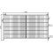 Mobile fence | 'Profi M' | without hook and eye